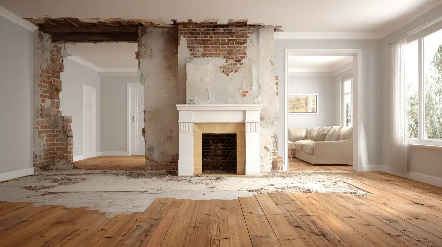 Afmontering af brændeovn Afmontering af braendeovn