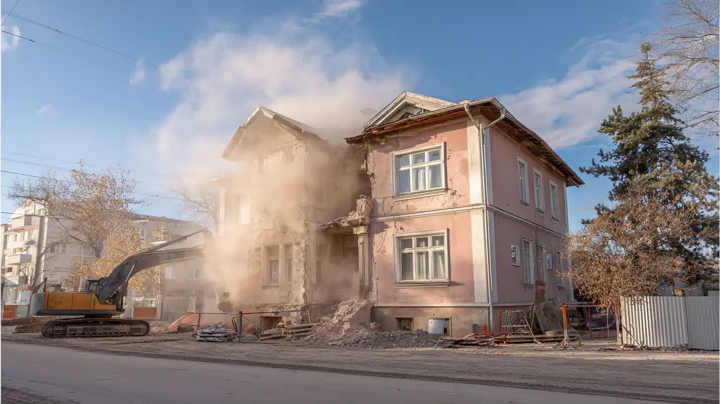 Sandblæsning af hus Sandblaesning af hus